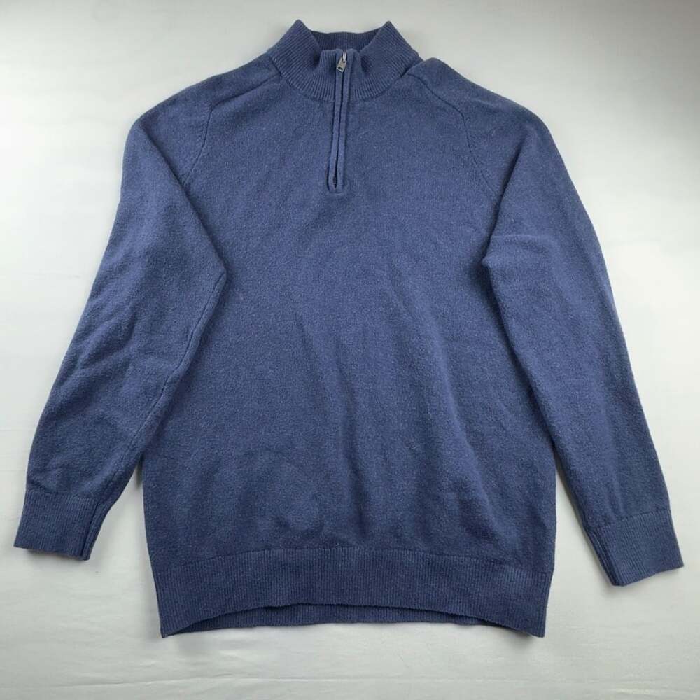 Gap Half Zip Pullover Sweater Blue